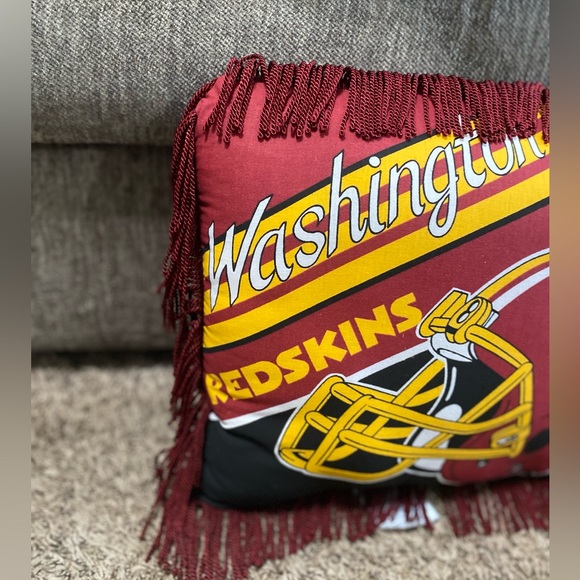 Vintage WA Redskins Accent Pillow
